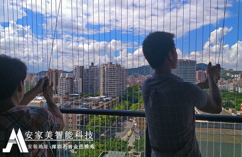 深圳石巖隱形網案例